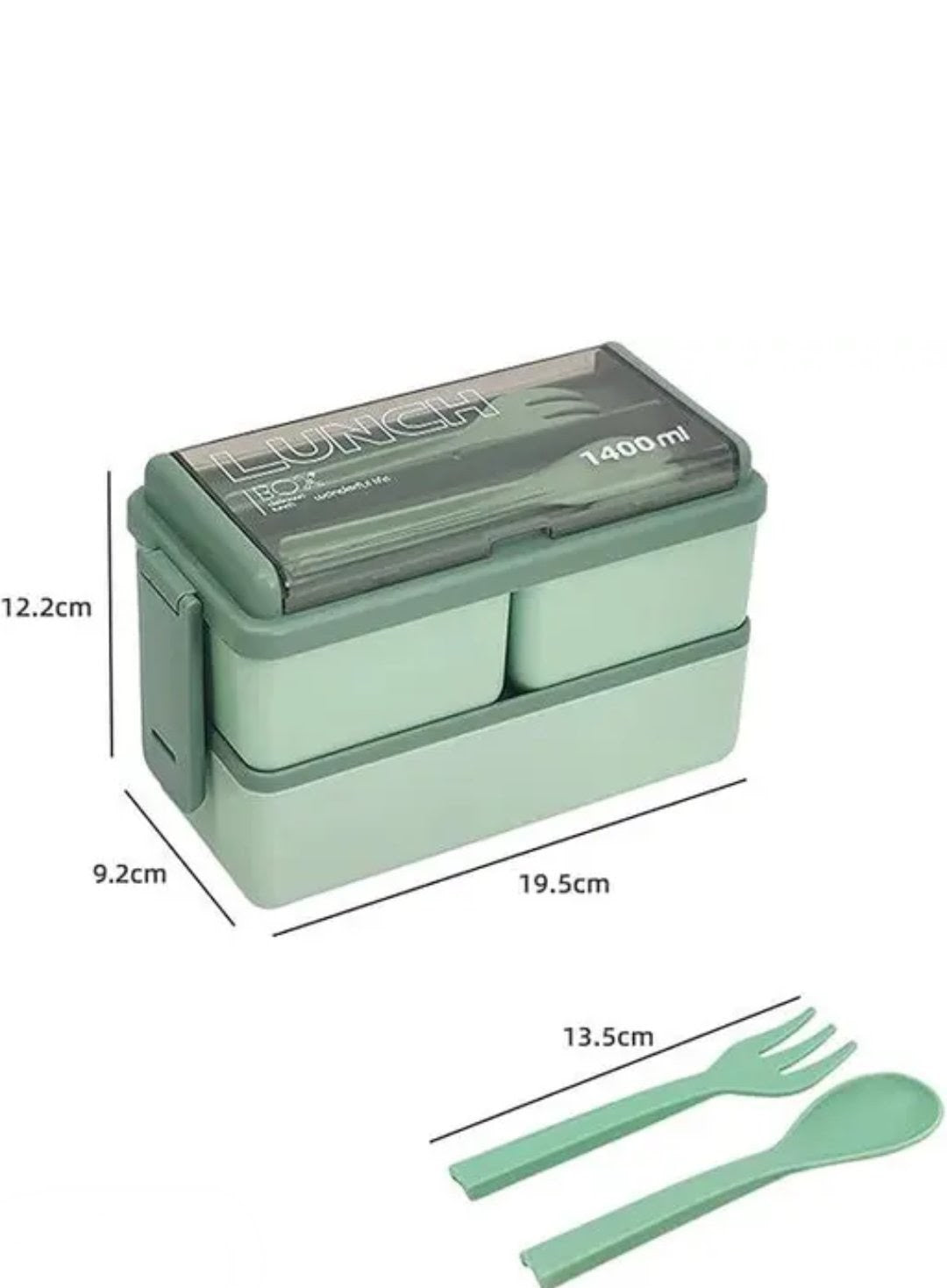 Microwave Safe Insulated Lunch Box with Spoon
