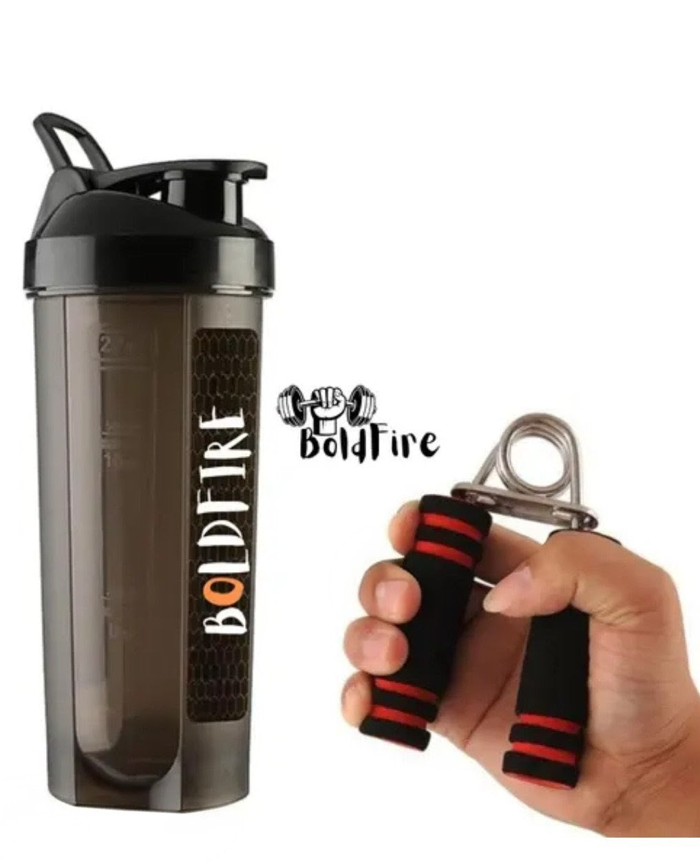Gym Shaker With Hand Gripper